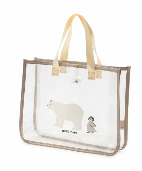 petit main / プティマイン 水着・スイムグッズ | 【SWIM】モチーフプールバッグ（薄ベージュ）