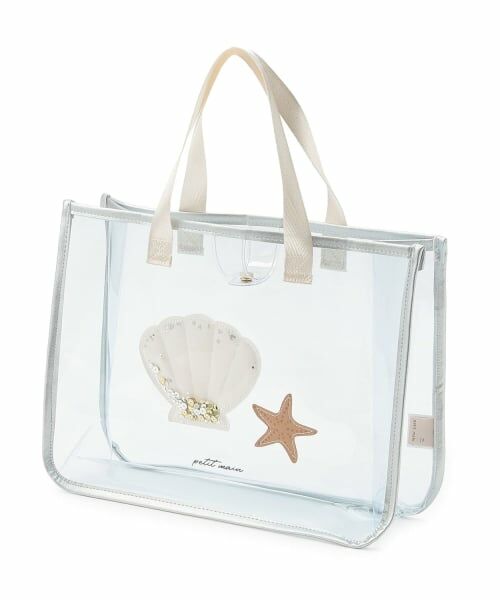 petit main / プティマイン 水着・スイムグッズ | 【SWIM】モチーフプールバッグ（サックス）