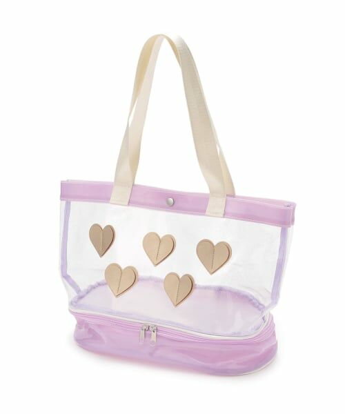 petit main / プティマイン 水着・スイムグッズ | 【SWIM】二層式プールバッグ（ラベンダー）
