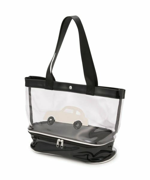 petit main / プティマイン 水着・スイムグッズ | 【SWIM】二層式プールバッグ（黒）