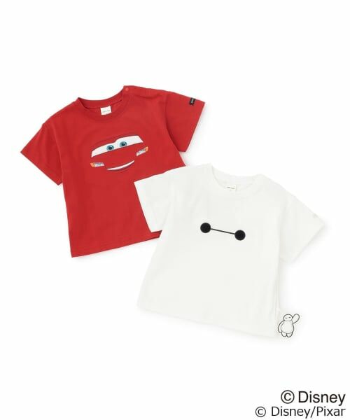 petit main / プティマイン Tシャツ | 【Disney】/【Disney/Pixar】【接触冷感】ベイマックス / カーズ/ フェイスTシャツ | 詳細11