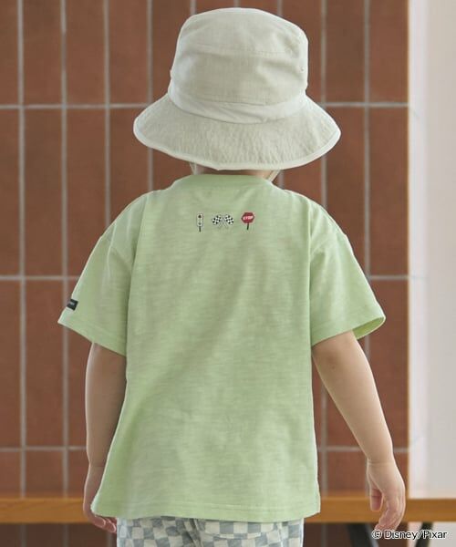 petit main / プティマイン Tシャツ | 【Disney/Pixar】【接触冷感】カーズ / アップリケTシャツ | 詳細1