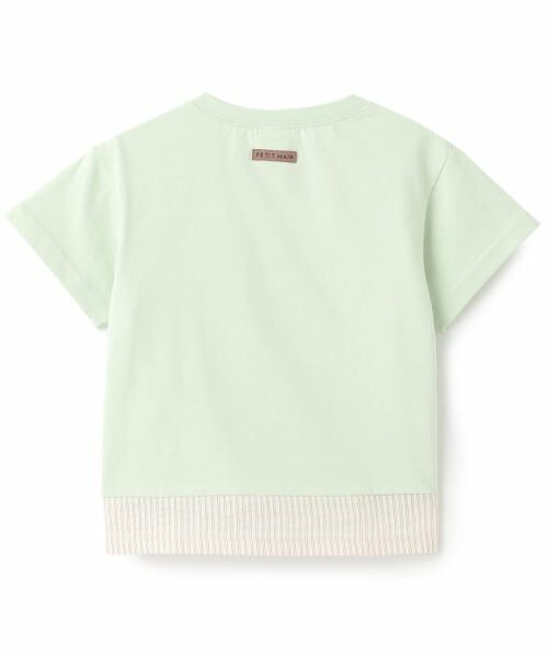 petit main / プティマイン Tシャツ | 【接触冷感】くま旅アップリケ半袖Tシャツ | 詳細4