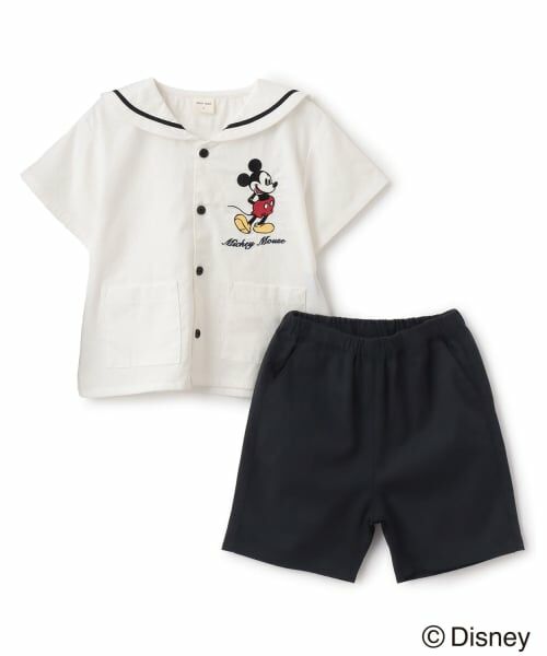 petit main / プティマイン その他トップス | 【Disney】セーラーセットアップ | 詳細2