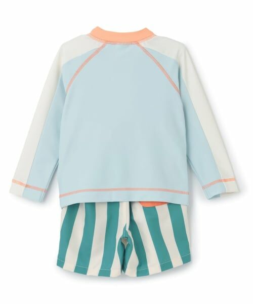 petit main / プティマイン 水着・スイムグッズ | 【SWIM】Boysバイカラーセットアップ水着 | 詳細1