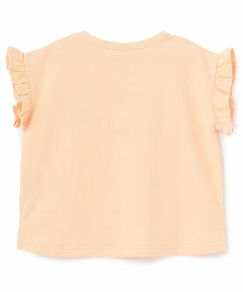 petit main / プティマイン Tシャツ | 【プティプラ】アルファベット袖フリルTシャツ | 詳細1