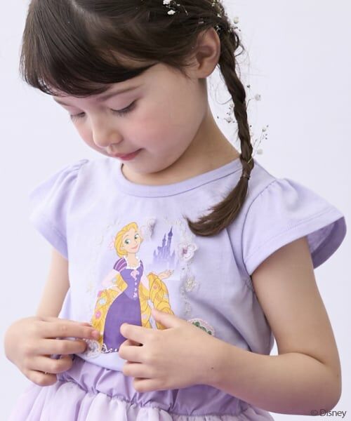 petit main / プティマイン Tシャツ | 【Disney】グラフィックフリルT | 詳細5