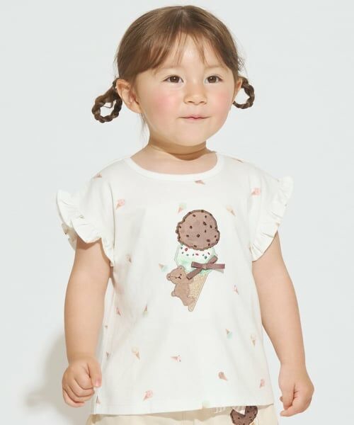 petit main / プティマイン Tシャツ | 【サーティワン アイスクリーム】【冷感】グラフィック半袖Tシャツ(マルチ)
