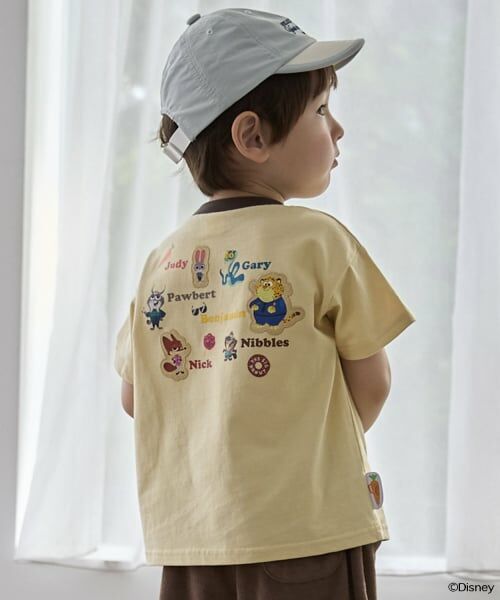 petit main / プティマイン Tシャツ | 【ズートピア】【接触冷感】フェイスモチーフTシャツ | 詳細1