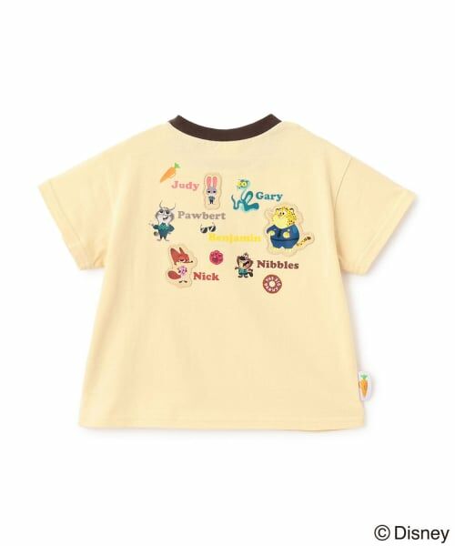 petit main / プティマイン Tシャツ | 【ズートピア】【接触冷感】フェイスモチーフTシャツ | 詳細13