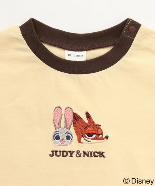 petit main / プティマイン Tシャツ | 【ズートピア】【接触冷感】フェイスモチーフTシャツ | 詳細14