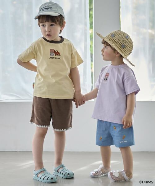 petit main / プティマイン Tシャツ | 【ズートピア】【接触冷感】フェイスモチーフTシャツ | 詳細9