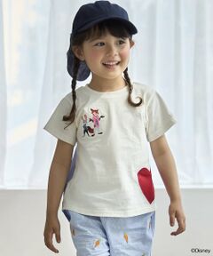 petit main / プティマイン Tシャツ | 【ズートピア】【接触冷感】ハートアップリケTシャツ