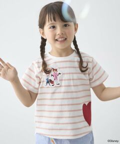 petit main / プティマイン Tシャツ | 【ズートピア】【接触冷感】ハートアップリケTシャツ
