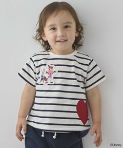 petit main / プティマイン Tシャツ | 【ズートピア】【接触冷感】ハートアップリケTシャツ