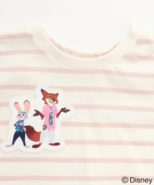 petit main / プティマイン Tシャツ | 【ズートピア】【接触冷感】ハートアップリケTシャツ | 詳細12