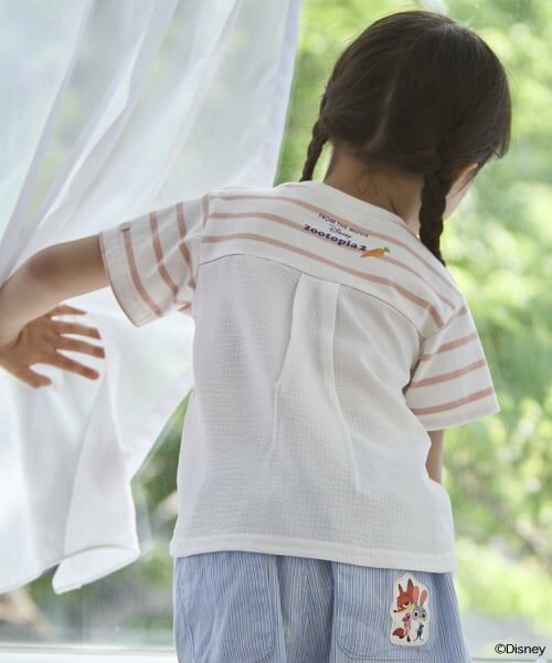 petit main / プティマイン Tシャツ | 【ズートピア】【接触冷感】ハートアップリケTシャツ | 詳細6