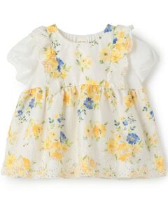 petit main / プティマイン その他トップス | ショルダーフリル半袖チュニック