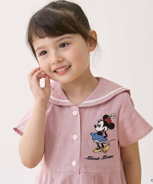 petit main / プティマイン ミニ丈・ひざ丈ワンピース | 【Disney】セーラーワンピース | 詳細4