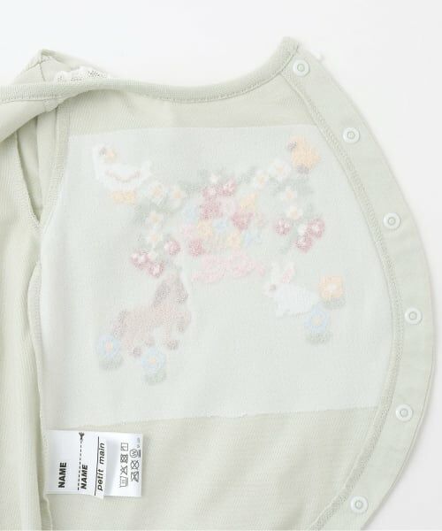 petit main / プティマイン ロンパース | クロスステッチ2wayオール | 詳細5