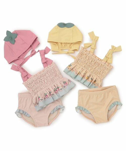 petit main / プティマイン 水着・スイムグッズ | baby キャップつきフルーツ柄ビキニ | 詳細12