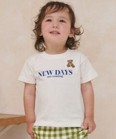 petit main / プティマイン Tシャツ | 【プティプラ/WEB先行】ロゴ半袖Tシャツ