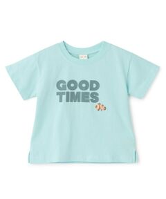 petit main / プティマイン Tシャツ | 【プティプラ/WEB先行販売】ロゴ半袖Tシャツ