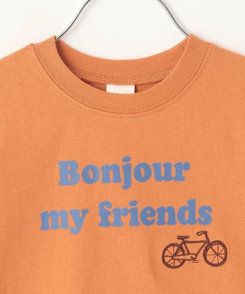 petit main / プティマイン Tシャツ | 【プティプラ/WEB先行】ロゴ半袖Tシャツ | 詳細10