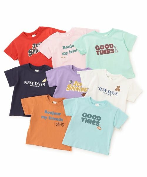 petit main / プティマイン Tシャツ | 【プティプラ/WEB先行】ロゴ半袖Tシャツ | 詳細17