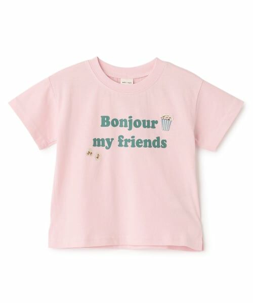 petit main / プティマイン Tシャツ | 【プティプラ/WEB先行】ロゴ半袖Tシャツ | 詳細7