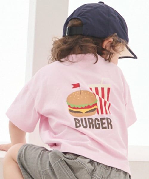 petit main / プティマイン Tシャツ | 【プティプラ/WEB先行】バックプリント半袖Tシャツ | 詳細8
