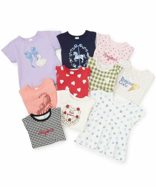 petit main / プティマイン Tシャツ | 【プティプラ/WEB別注】GIRLS 半袖Tシャツ | 詳細13