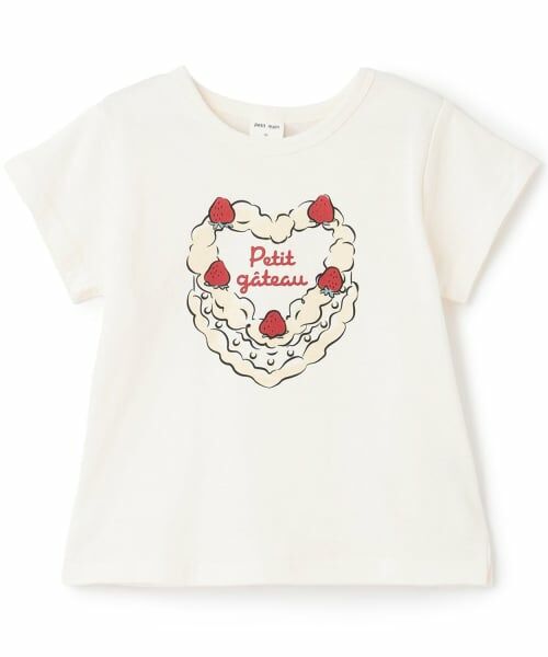 petit main / プティマイン Tシャツ | 【プティプラ/WEB別注】GIRLS 半袖Tシャツ | 詳細4