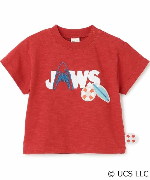 petit main / プティマイン Tシャツ | 【WEB別注】【JAWS】接触冷感スラブ天竺半袖T(レッド)