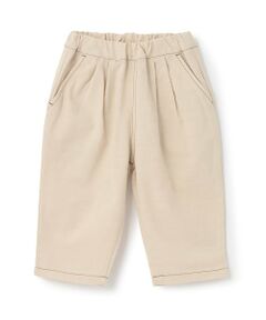 petit main / プティマイン その他パンツ | 綿レーヨン8分丈ゆるパンツ