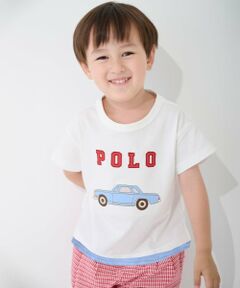 petit main / プティマイン Tシャツ | 【POLO BCS】アップリケ半袖Tシャツ
