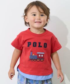 petit main / プティマイン Tシャツ | 【POLO BCS】アップリケ半袖Tシャツ