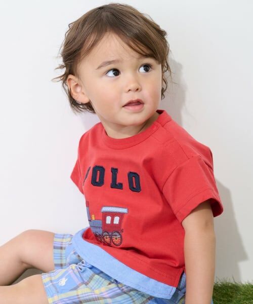 petit main / プティマイン Tシャツ | 【POLO BCS】アップリケ半袖Tシャツ | 詳細1
