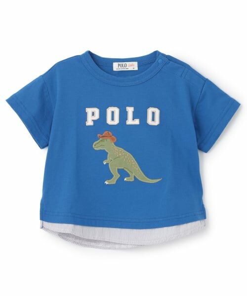 petit main / プティマイン Tシャツ | 【POLO BCS】アップリケ半袖Tシャツ | 詳細12