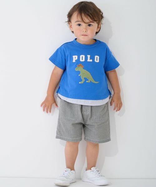 petit main / プティマイン Tシャツ | 【POLO BCS】アップリケ半袖Tシャツ | 詳細7