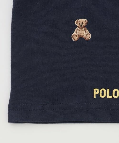 petit main / プティマイン Tシャツ | 【POLO BCS】くま刺しゅう半袖Tシャツ | 詳細16