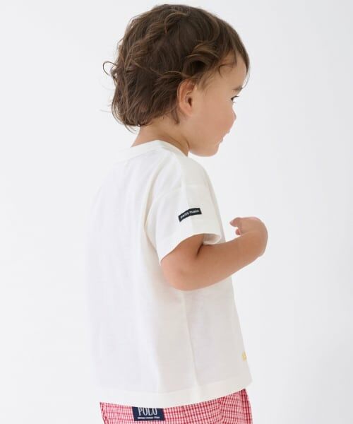 petit main / プティマイン Tシャツ | 【POLO BCS】くま刺しゅう半袖Tシャツ | 詳細5