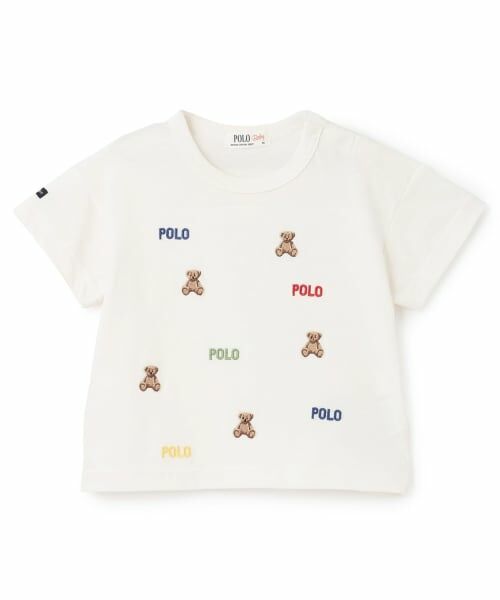 petit main / プティマイン Tシャツ | 【POLO BCS】くま刺しゅう半袖Tシャツ | 詳細8