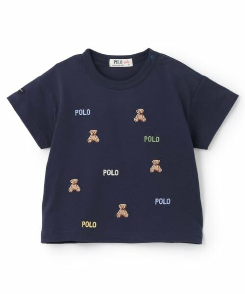 petit main / プティマイン Tシャツ | 【POLO BCS】くま刺しゅう半袖Tシャツ | 詳細9
