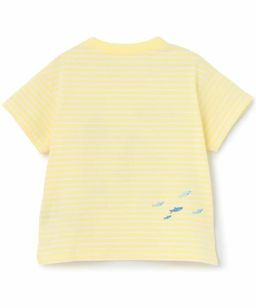 petit main / プティマイン Tシャツ | 【接触冷感】海のいきものアップリケ半袖Tシャツ | 詳細1