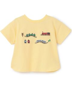 petit main / プティマイン Tシャツ | 【接触冷感】前後で着れる2WAY半袖Tシャツ