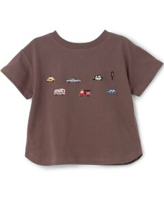 petit main / プティマイン Tシャツ | 【接触冷感】前後で着れる2WAY半袖Tシャツ