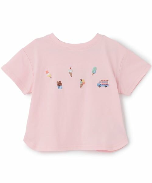 petit main / プティマイン Tシャツ | 【接触冷感】前後で着れる2WAY半袖Tシャツ | 詳細11