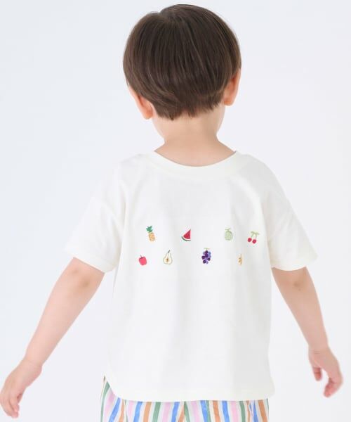 petit main / プティマイン Tシャツ | 【接触冷感】前後で着れる2WAY半袖Tシャツ | 詳細2