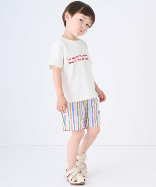 petit main / プティマイン Tシャツ | 【接触冷感】前後で着れる2WAY半袖Tシャツ | 詳細3